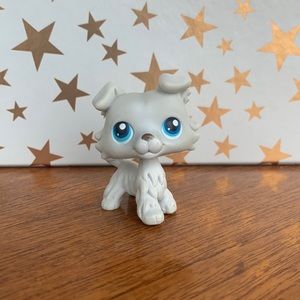 Littlest Pet Shop Authentic LPS #363 Grey Collie Hasbro 2007